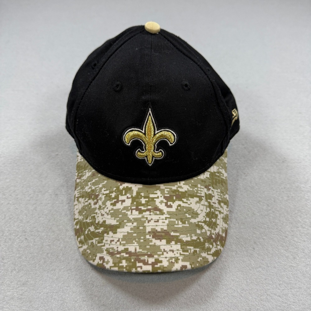 New Era New Orleans Saints Hat Women OSFM Black Digi Camo Salute to Service NFL